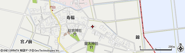 山形県酒田市門田寿福86周辺の地図