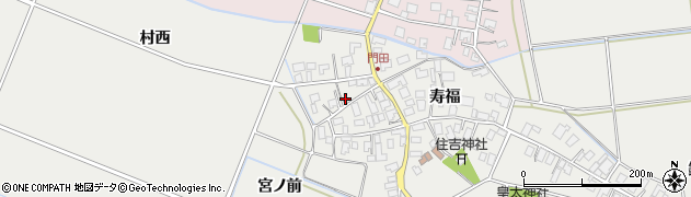 山形県酒田市門田寿福211周辺の地図