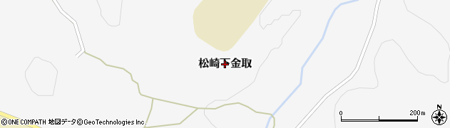 宮城県気仙沼市松崎下金取周辺の地図
