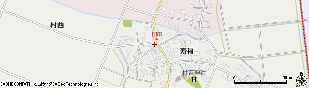 山形県酒田市門田寿福146周辺の地図