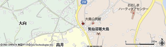 大島郵便局 ＡＴＭ周辺の地図