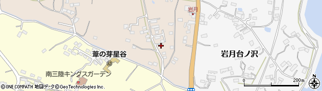 宮城県気仙沼市岩月宝ヶ沢92周辺の地図