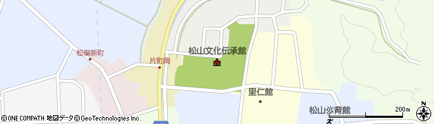酒田市松山文化伝承館周辺の地図