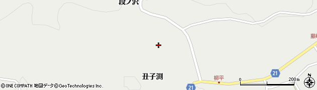岩手県一関市藤沢町藤沢段ノ沢周辺の地図
