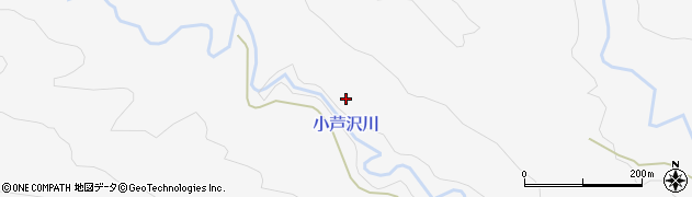 小芦沢川周辺の地図