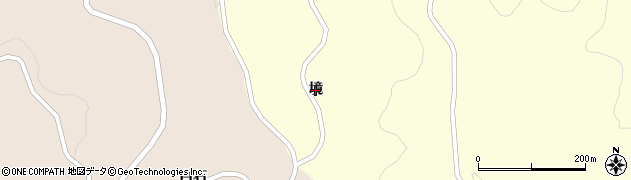 岩手県一関市藤沢町西口（境）周辺の地図