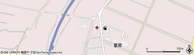 山形県酒田市坂野辺新田葉萱47-2周辺の地図
