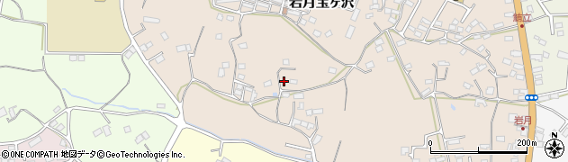 宮城県気仙沼市岩月宝ヶ沢241周辺の地図