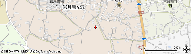 宮城県気仙沼市岩月宝ヶ沢186周辺の地図