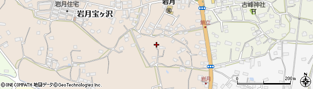 宮城県気仙沼市岩月宝ヶ沢122周辺の地図
