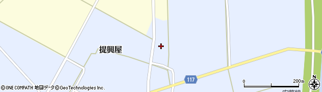 山形県庄内町（東田川郡）提興屋（田尻）周辺の地図