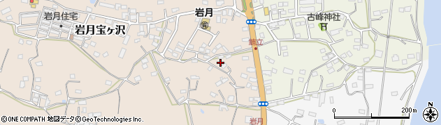 宮城県気仙沼市岩月宝ヶ沢112周辺の地図