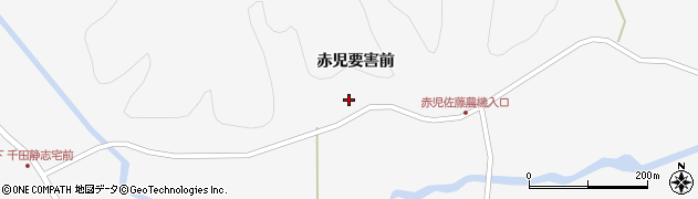 宮城県栗原市金成（赤児屋敷田前）周辺の地図