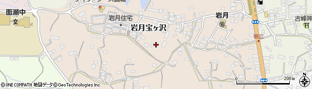 宮城県気仙沼市岩月宝ヶ沢229周辺の地図