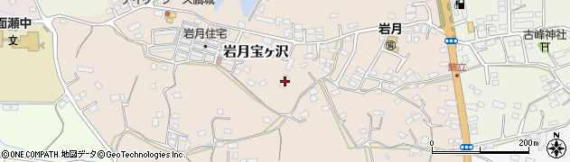宮城県気仙沼市岩月宝ヶ沢183周辺の地図