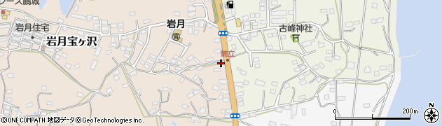宮城県気仙沼市岩月宝ヶ沢56周辺の地図