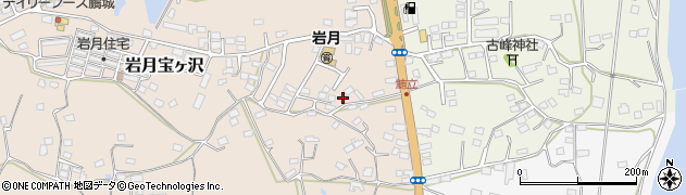 宮城県気仙沼市岩月宝ヶ沢111周辺の地図