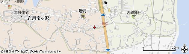宮城県気仙沼市岩月宝ヶ沢106周辺の地図