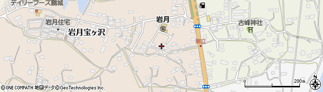 宮城県気仙沼市岩月宝ヶ沢46周辺の地図