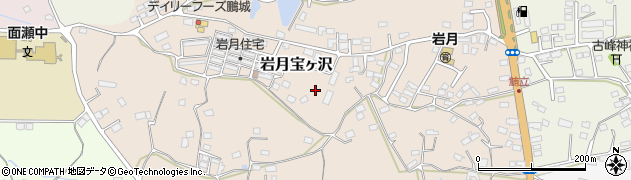宮城県気仙沼市岩月宝ヶ沢周辺の地図