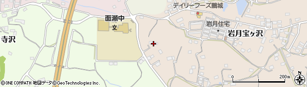 宮城県気仙沼市岩月宝ヶ沢342周辺の地図