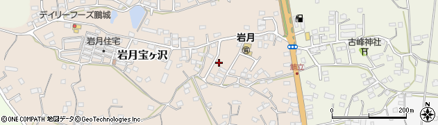 宮城県気仙沼市岩月宝ヶ沢40周辺の地図