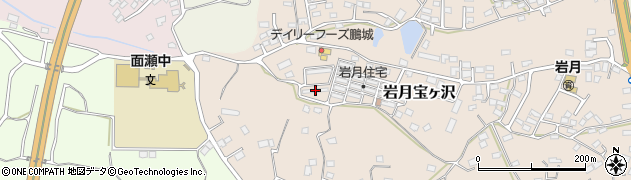 宮城県気仙沼市岩月宝ヶ沢273周辺の地図