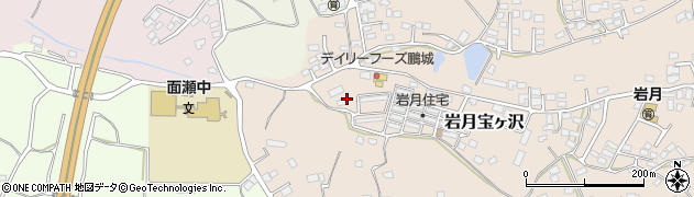 宮城県気仙沼市岩月宝ヶ沢305周辺の地図