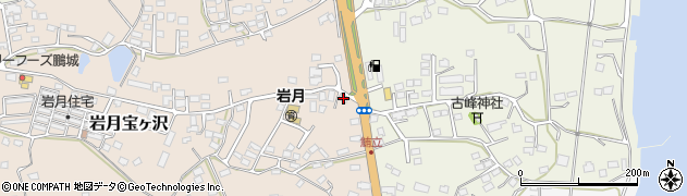 宮城県気仙沼市岩月宝ヶ沢48周辺の地図