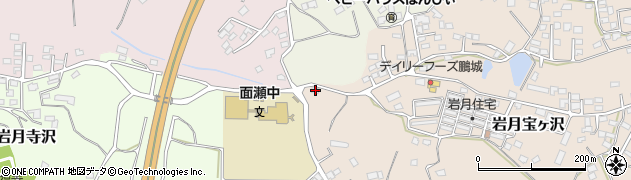 宮城県気仙沼市岩月宝ヶ沢347周辺の地図