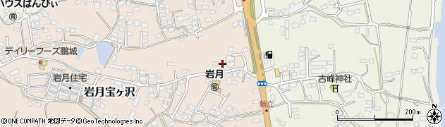 宮城県気仙沼市岩月宝ヶ沢20周辺の地図