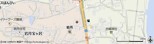 宮城県気仙沼市岩月宝ヶ沢17周辺の地図
