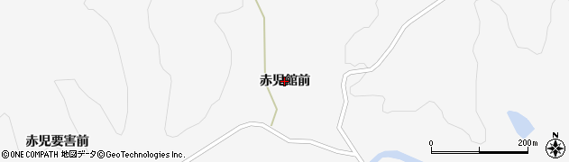 宮城県栗原市金成（赤児館前）周辺の地図
