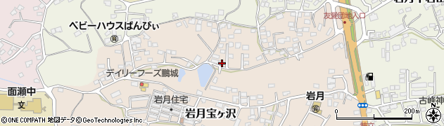 宮城県気仙沼市岩月宝ヶ沢163-39周辺の地図
