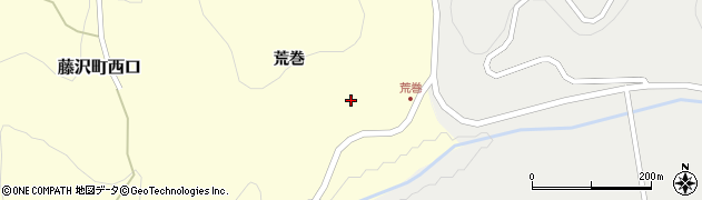 岩手県一関市藤沢町西口荒巻178周辺の地図