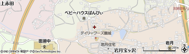 宮城県気仙沼市岩月宝ヶ沢299周辺の地図