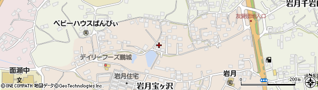 宮城県気仙沼市岩月宝ヶ沢163-6周辺の地図