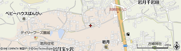 宮城県気仙沼市岩月宝ヶ沢155周辺の地図