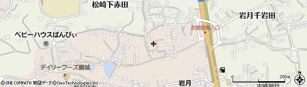 宮城県気仙沼市岩月宝ヶ沢33周辺の地図