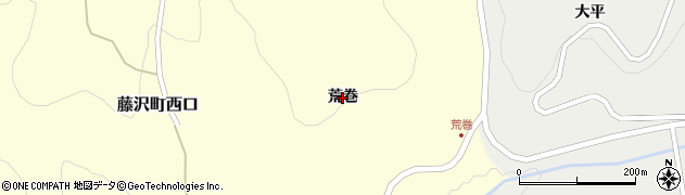 岩手県一関市藤沢町西口（荒巻）周辺の地図