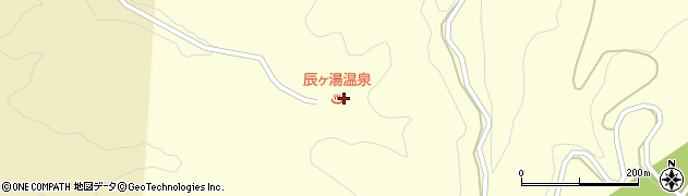 辰ケ湯旅館周辺の地図