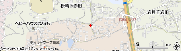 宮城県気仙沼市岩月宝ヶ沢161周辺の地図