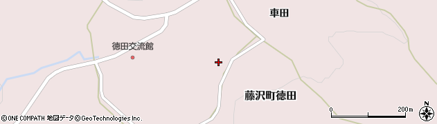 岩手県一関市藤沢町徳田周辺の地図