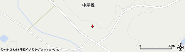 岩手県一関市花泉町金沢中屋敷16周辺の地図