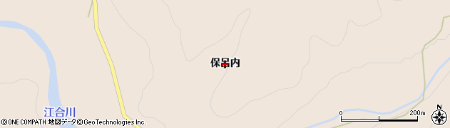 宮城県大崎市鳴子温泉鬼首（保呂内）周辺の地図