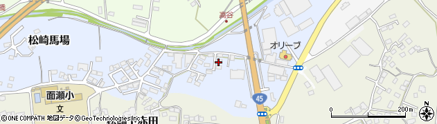 宮城県気仙沼市松崎馬場周辺の地図