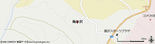岩手県一関市藤沢町藤沢（梅ケ沢）周辺の地図