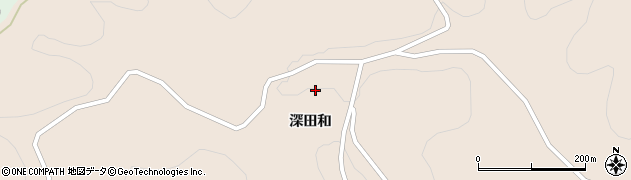 岩手県一関市藤沢町黄海深田和124周辺の地図