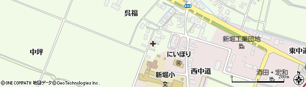 山形県酒田市新堀呉福6周辺の地図