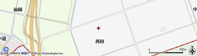 山形県酒田市丸沼（西田）周辺の地図